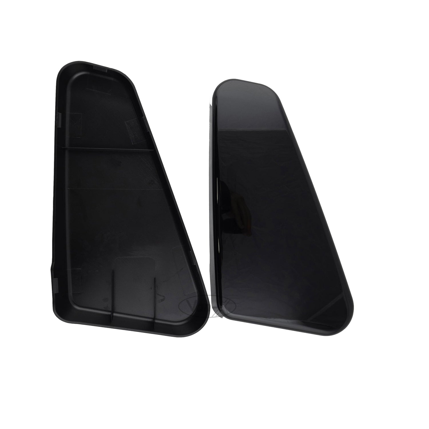 For VW T5, T5.1 Twin Seat Hinge Covers – Piano Black Finish for Transporter Interior Styling Upgrade