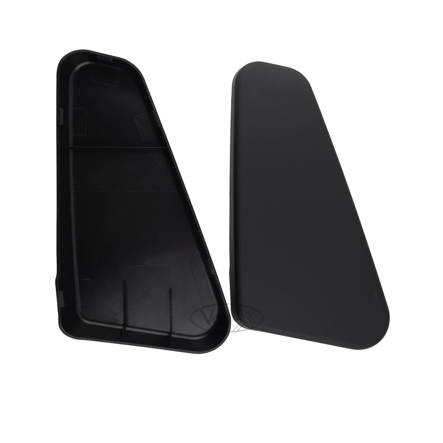 For VW T5, T5.1 Twin Seat Hinge Covers – Matte Black Finish for Transporter Interior Styling Upgrade