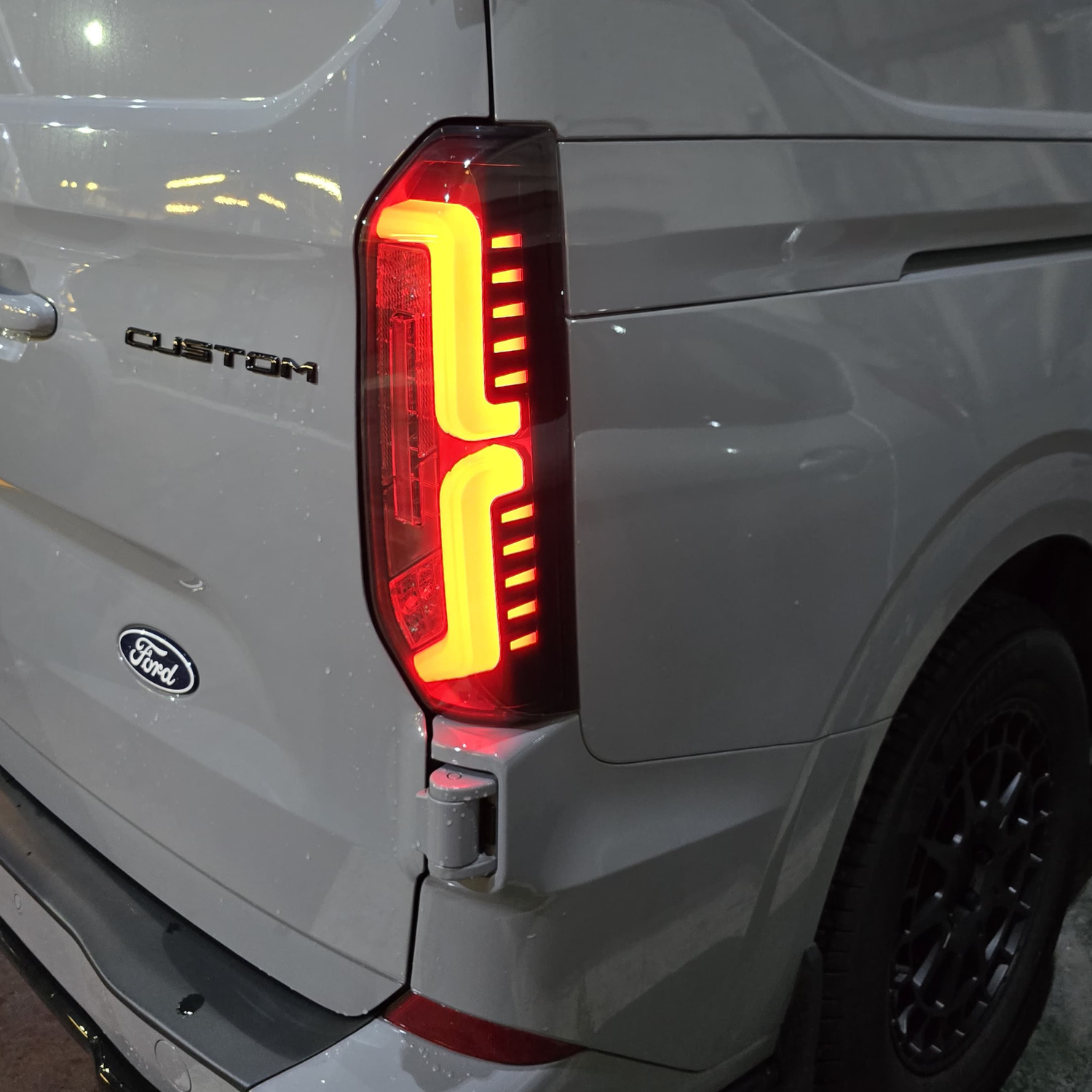 For New Transit Custom 2024–2026 Van-X Full LED Rear Lights Taillights – Smoked Lenses Upgrade