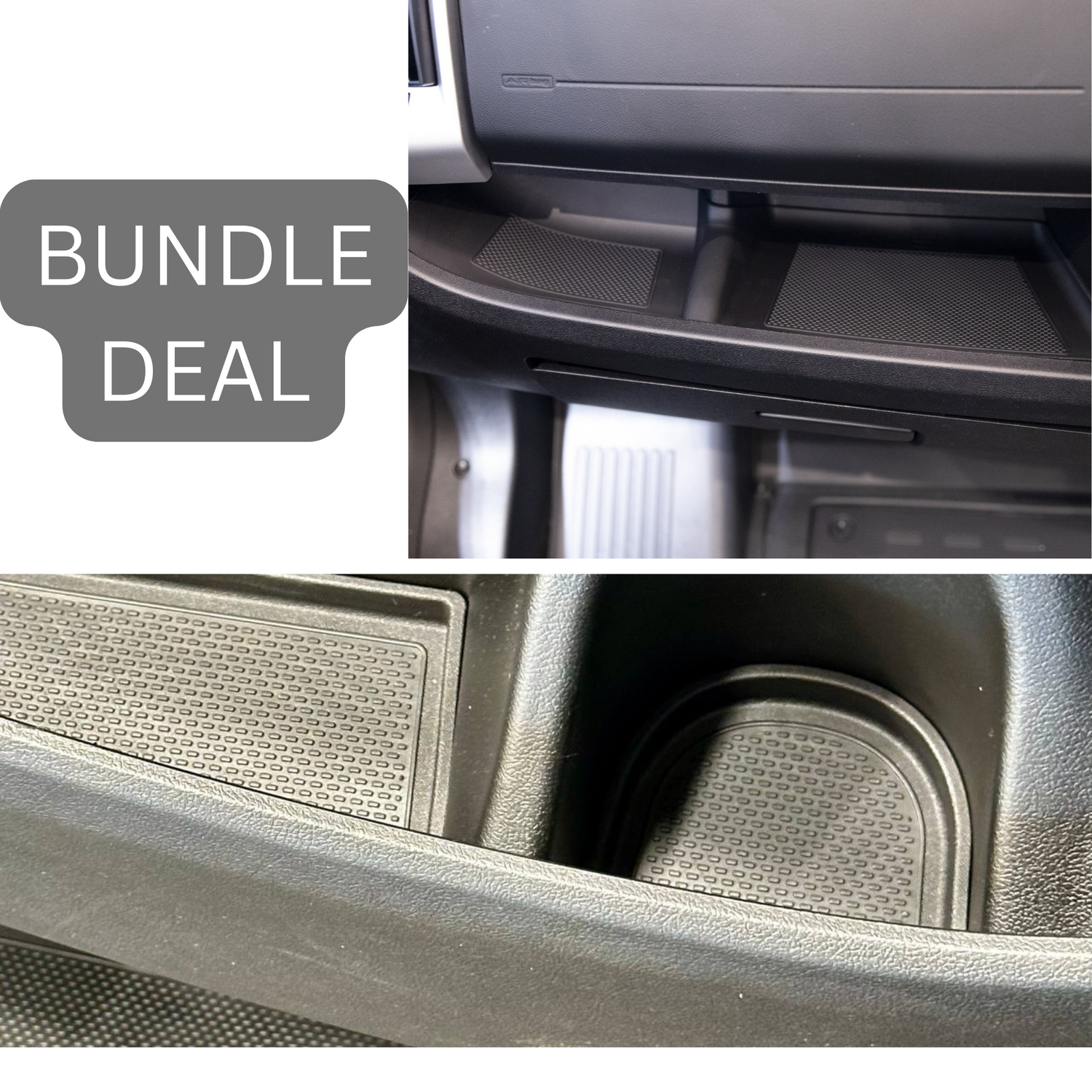 For Vauxhall Movano Interior Bundle Rubber Mats- Black | Van-X