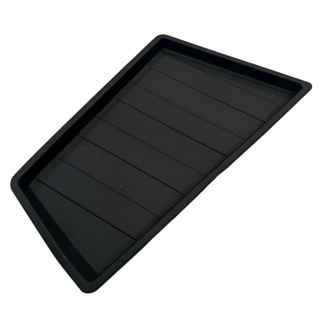 For Vauxhall Vivaro Door Pocket Rubber Inserts & Mats – Black Interior Storage Liners