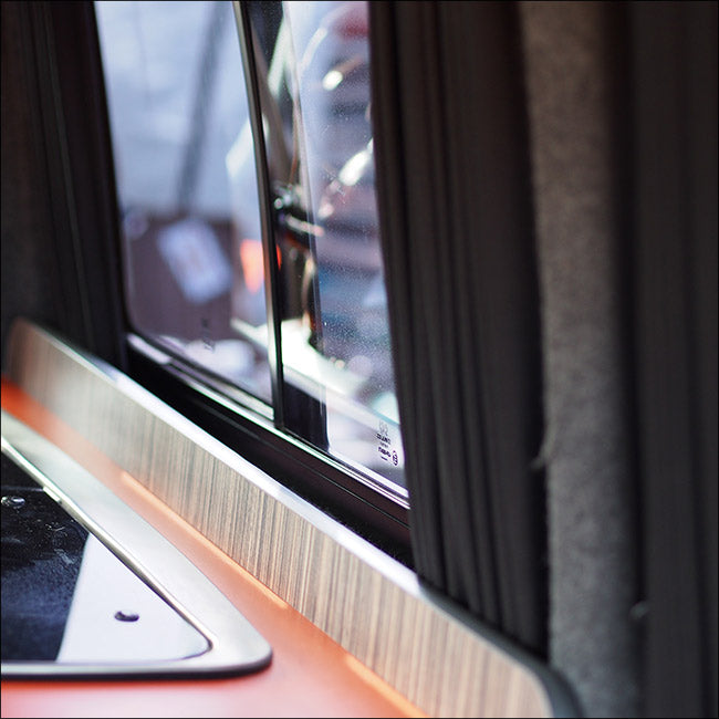For Peugeot Expert campervan   Self Build Conversion 2 x Black out Window Curtains Van-X