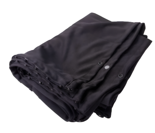 For VW Caddy Window Curtains Eco-Line - Black | Van-X