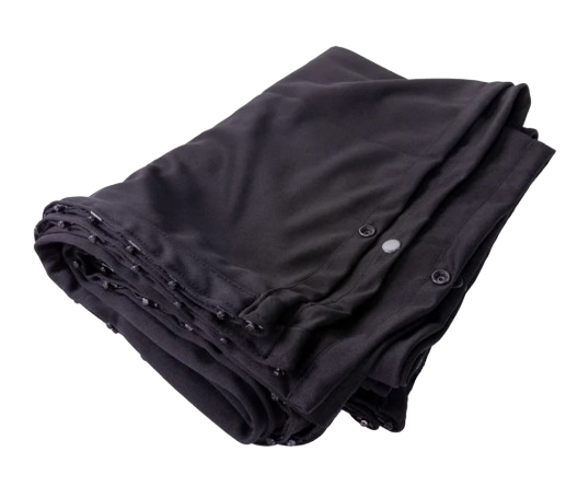 For Mercedes Vito MK2 Bare-Metal Window Curtains Eco-Line - Black | Van-X