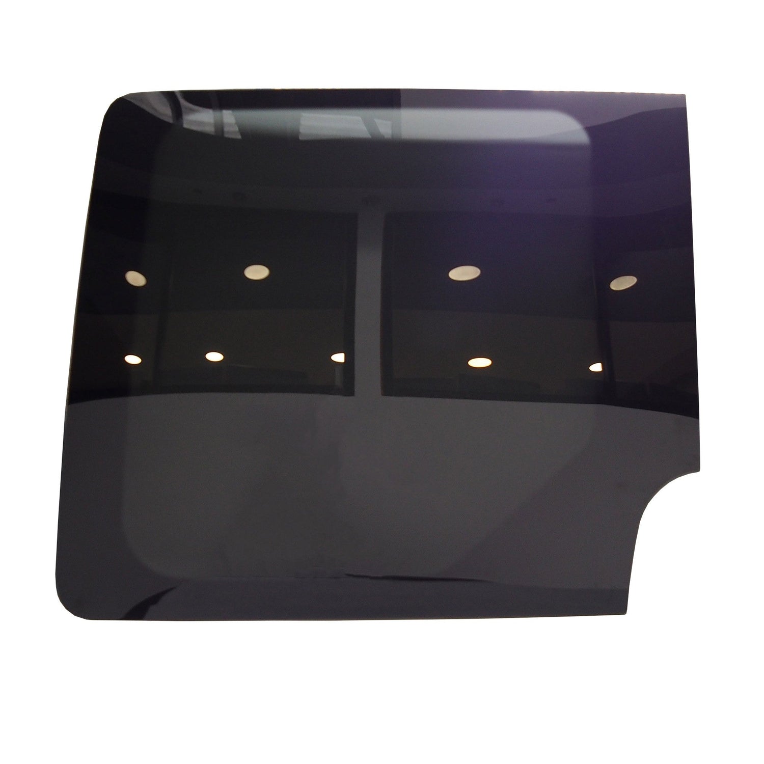 For New Shape Crafter Double Door Barndoor Glass Privacy Tinted