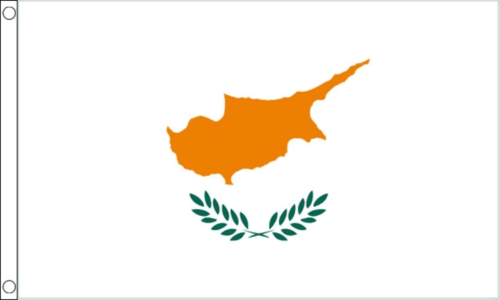 Cyprus flag 3ft x 2ft with eyelets