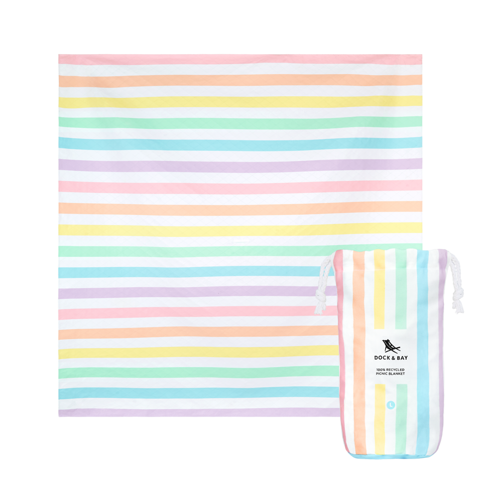 Unicorn Waves Picnic Blanket