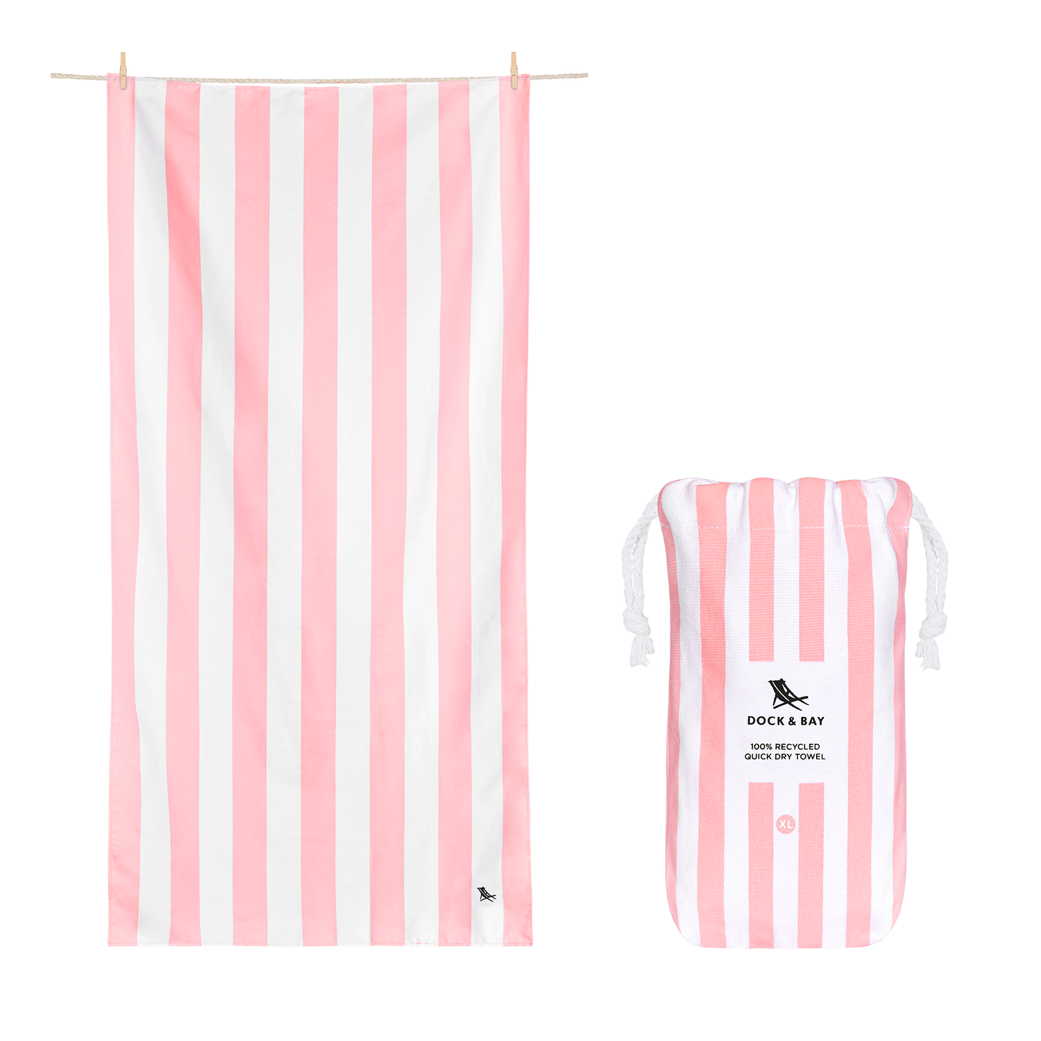 XL Malibu Pink Beach Towel