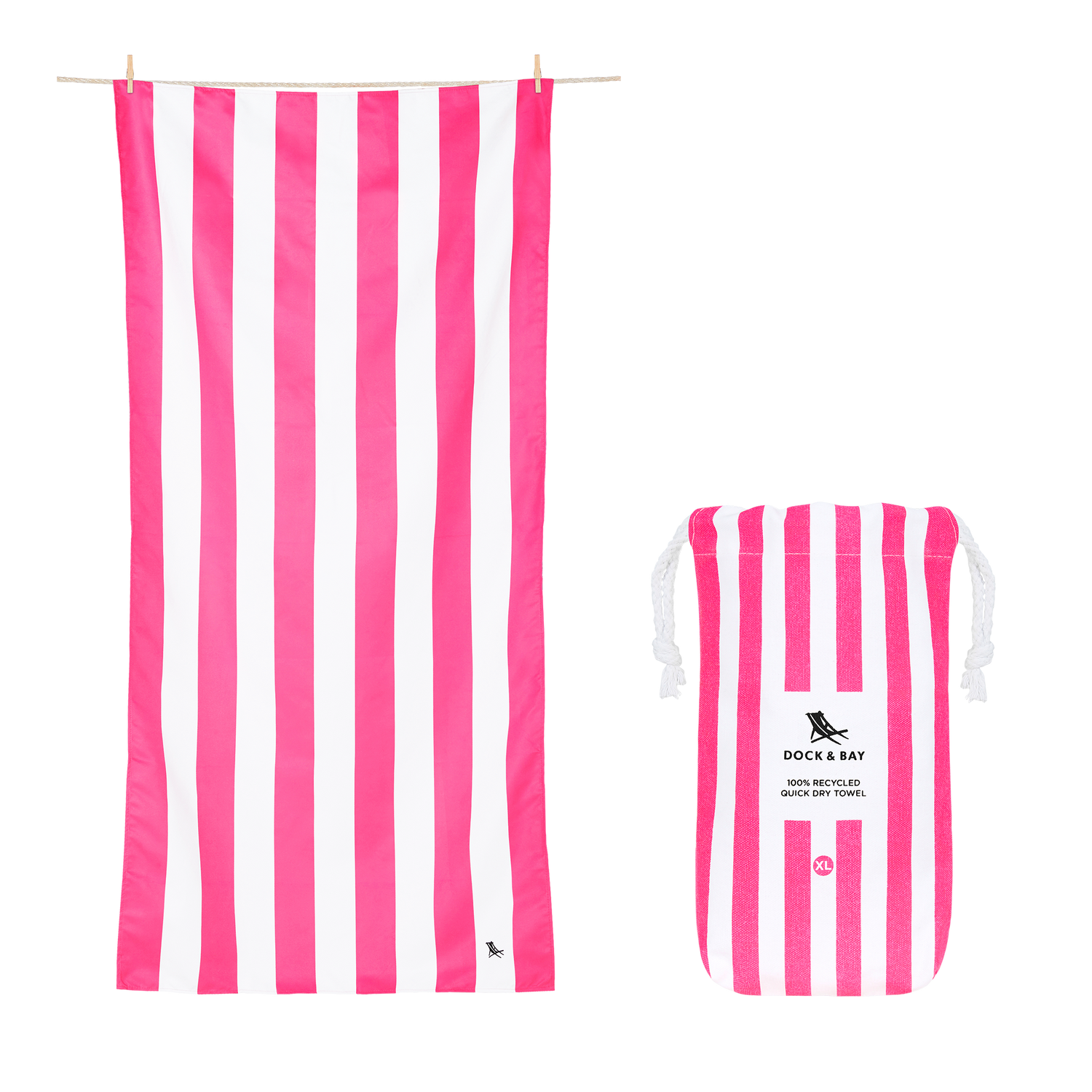 XL Phi Phi Pink Beach Towel