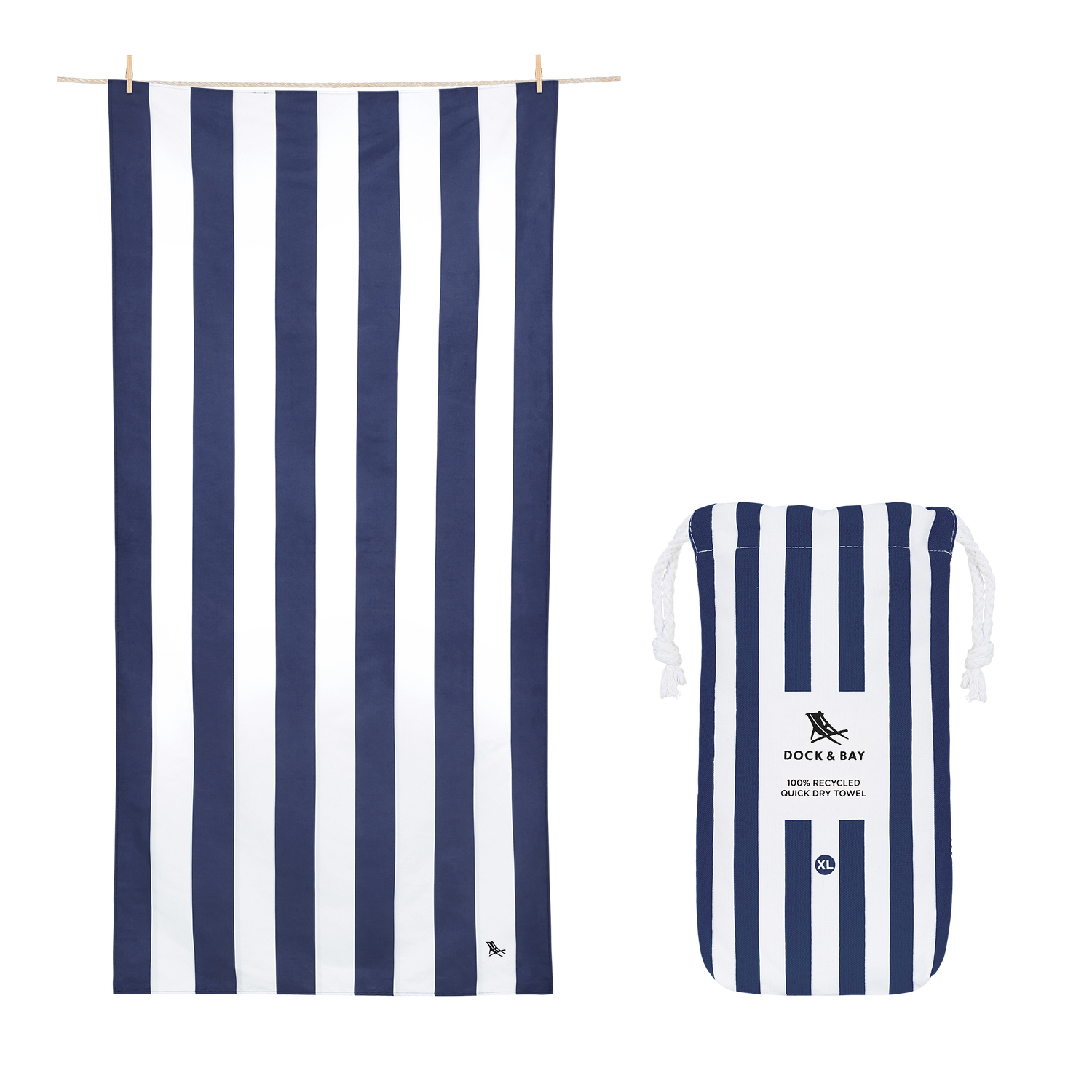 XL Whitsunday Blue Beach Towel