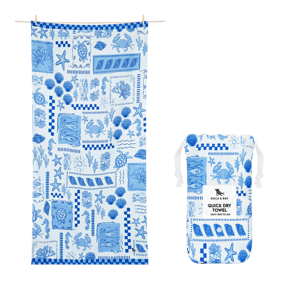 XL Grecian Shores Beach Towel