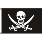 Jack Rackham Calico Jack flag 3ft x 2ft