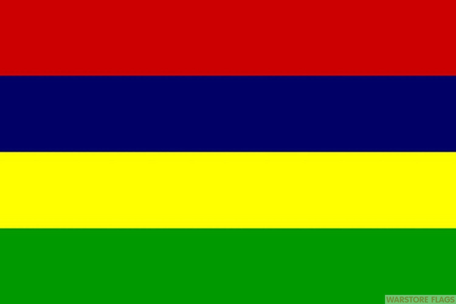 Mauritius flag 5ft x 3ft polyester with eyelets