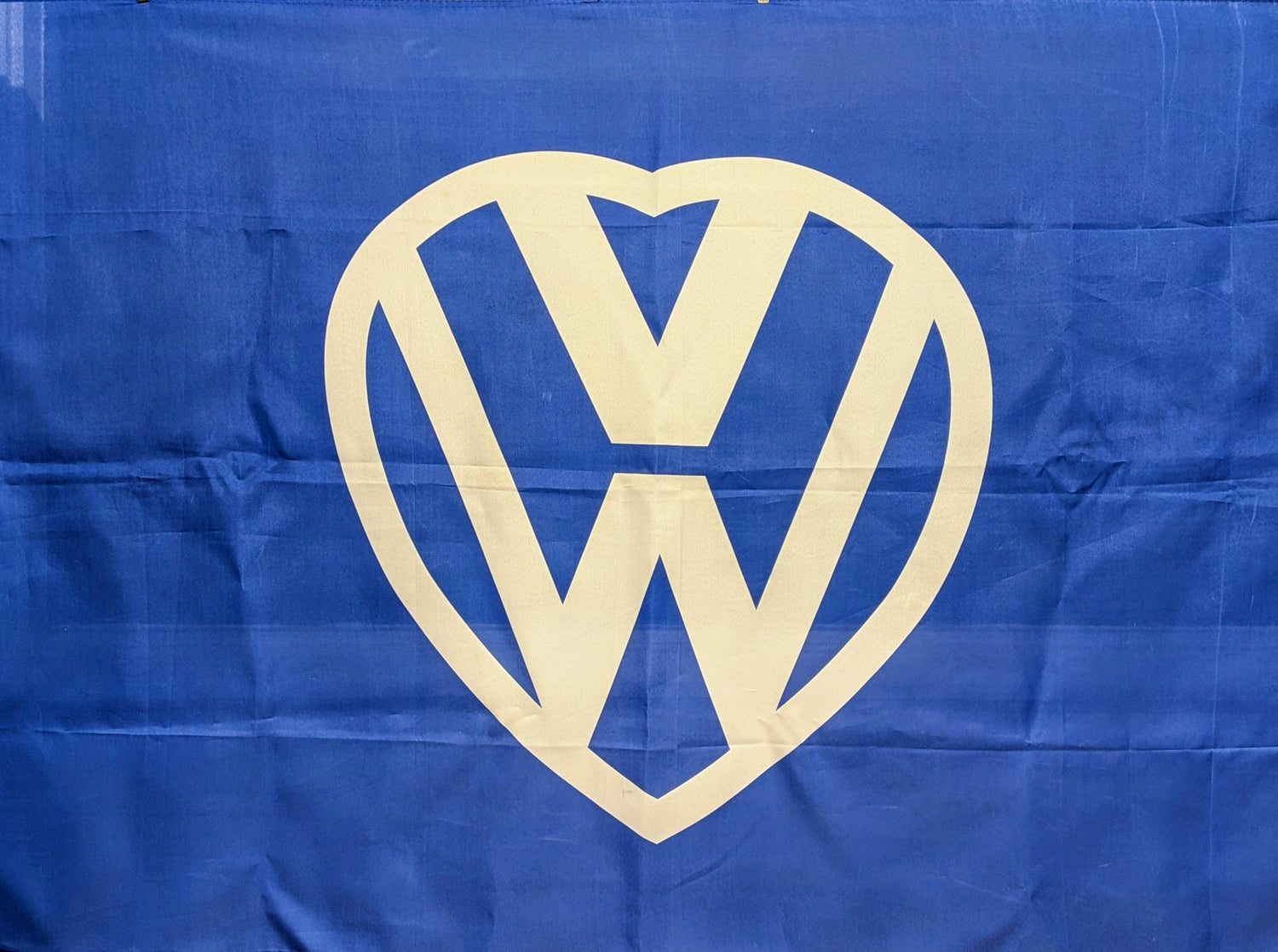 I love my Dub heart logo flag - DARK BLUE 3ft x2ft