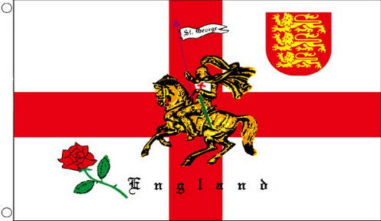 St George charger small flag 3ft x 2ft