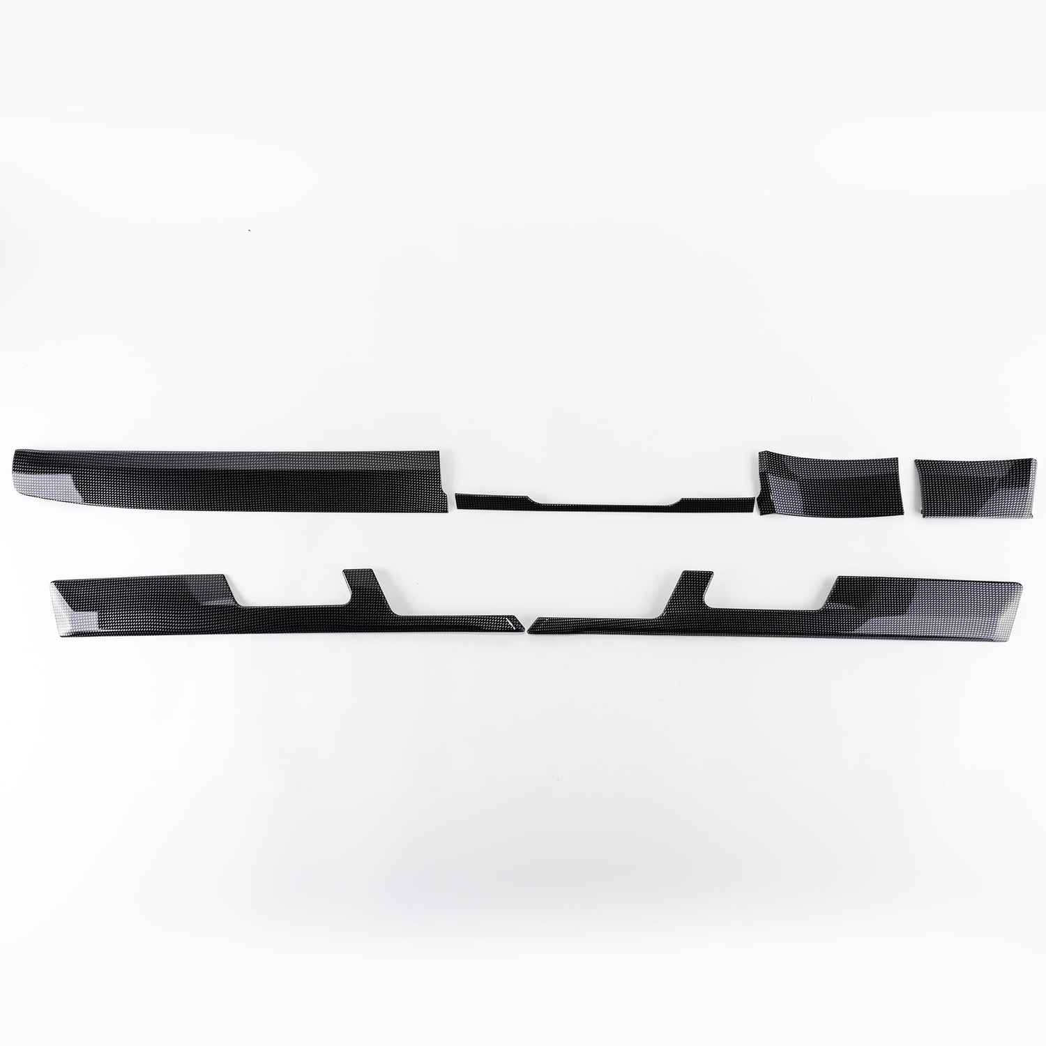 For VW Transporter T6 RHD Lower Dash Trim Silver Dot Effect  – Interior Styling Accessories