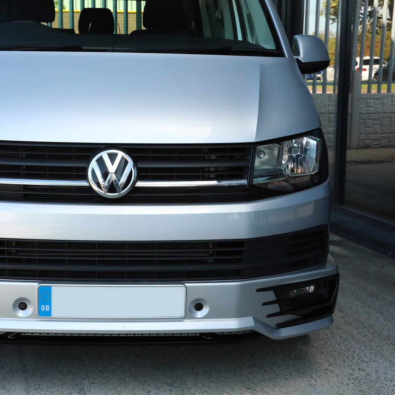 For VW T5.1 Transporter Front Sportline Spoiler and Splitter – T5-X Styling, Painted & Ready to Fit