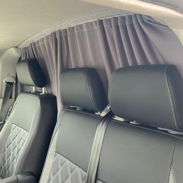 For Ford Transit Custom Cab Divider Curtain Kit with Rail Premium Quality  - Van-X