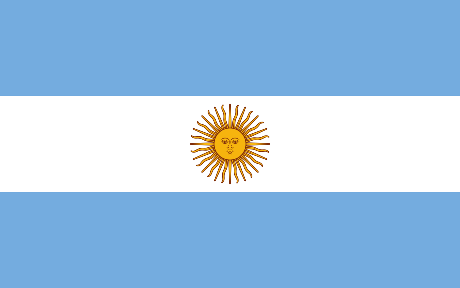 Argentina flag 5ft x 3ft