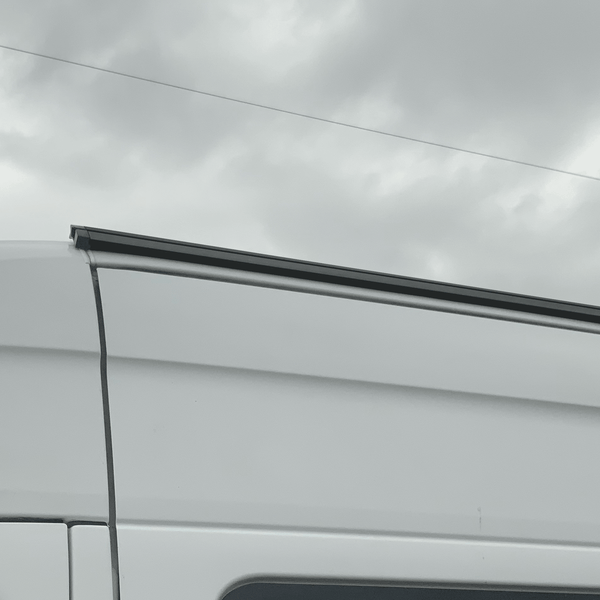 For VW Crafter Black Awning Rails  - Ideal for Campervan Drive-Away Awnings & Reimo Compatibility