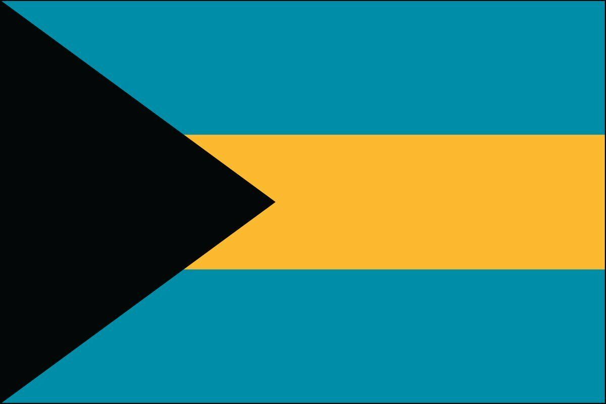 Bahamas flag 5ft x 3ft with eyelets