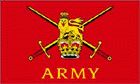 Army flag 3ft x 2ft polyester with eyelets