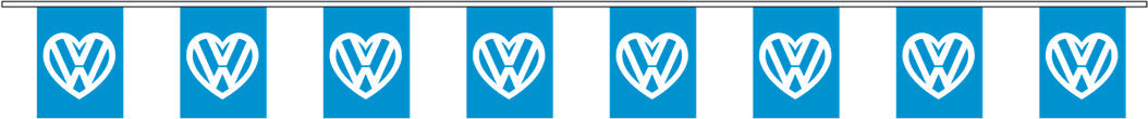 VW heart bunting 9m