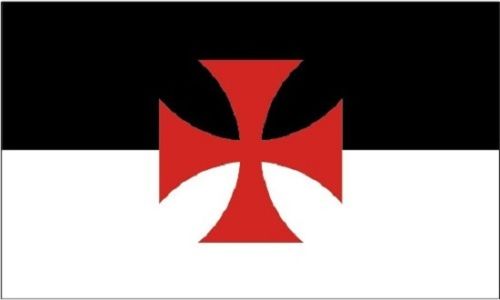 Crusades knights templar flag  5ft x 3ft