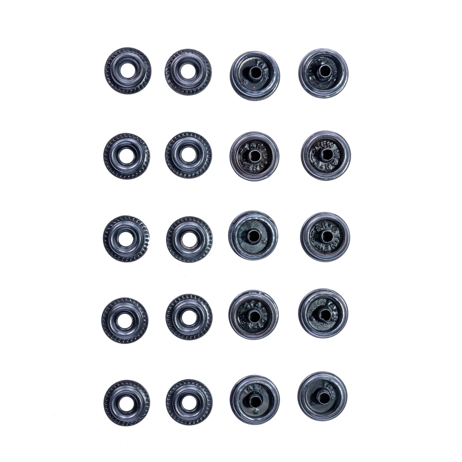 Van-X Metal Curtain Poppers – Set of 10 Durable Snap Fasteners for Van-X Curtain Kits & Campervan Interiors