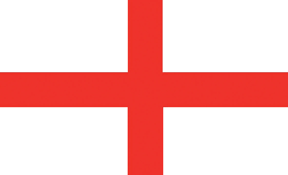 St George Cross England flag - 8ft x 5ft with eyelets
