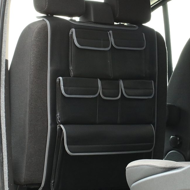 For Ford Transit Custom Back Seat Organiser – Premium Leatherette Storage | Van-X
