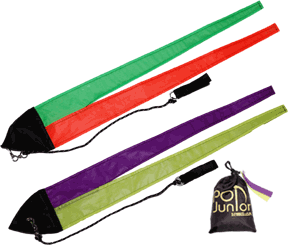 Junior Poi - yellow / purple 51cm ideal childrens poi