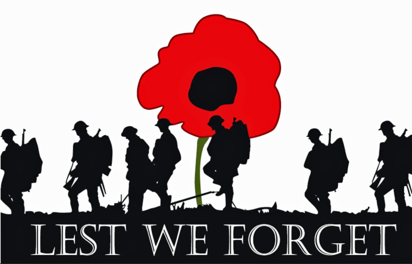 Lest we forget Army remembrance flag 8ft x5ft