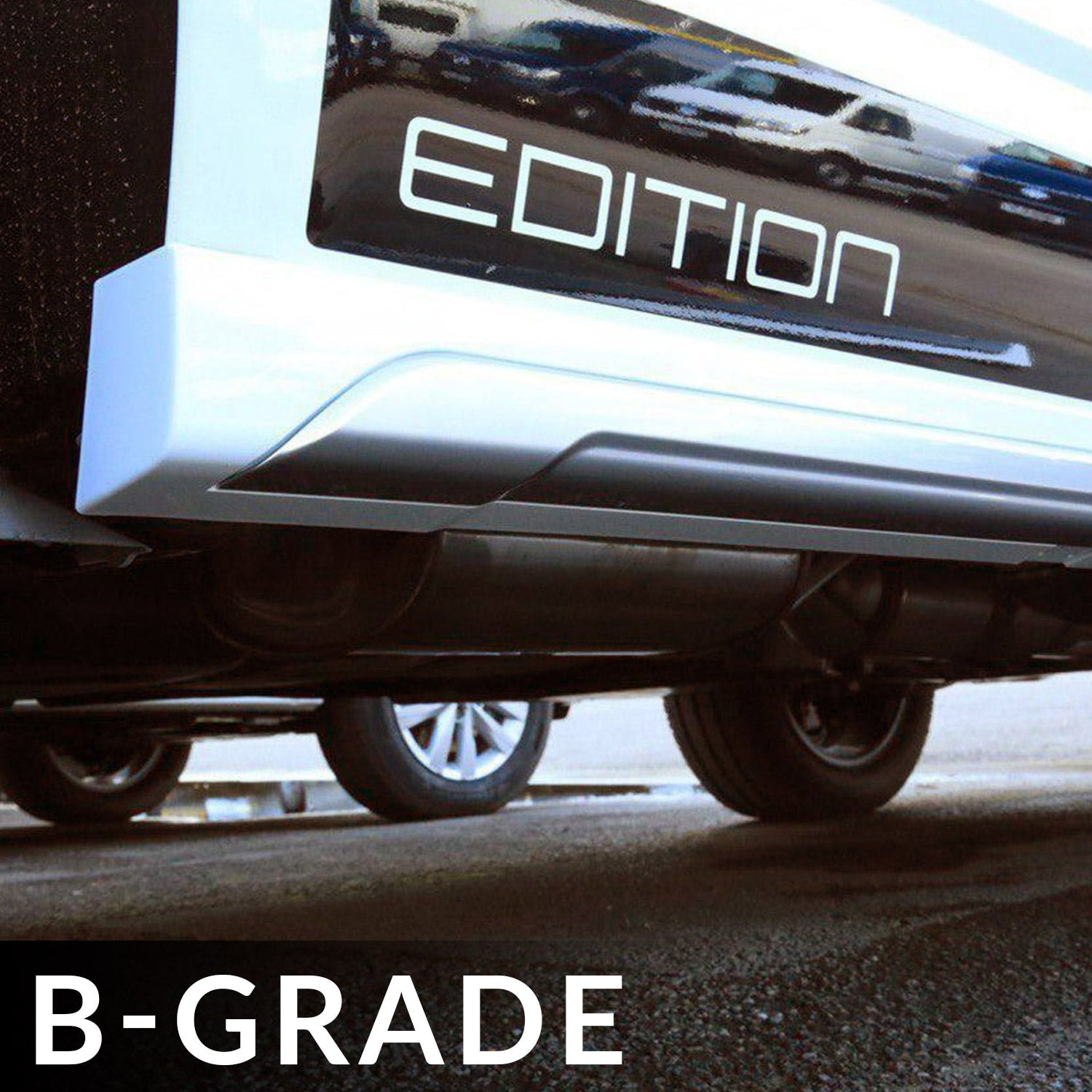 For VW T5, T5.1 LWB Side Skirts Candy White Plastic Painted and Ready to Fit (B-Grade)