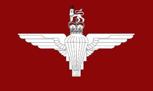 Parachute regiment flag 3ft x 2ft with eyelets