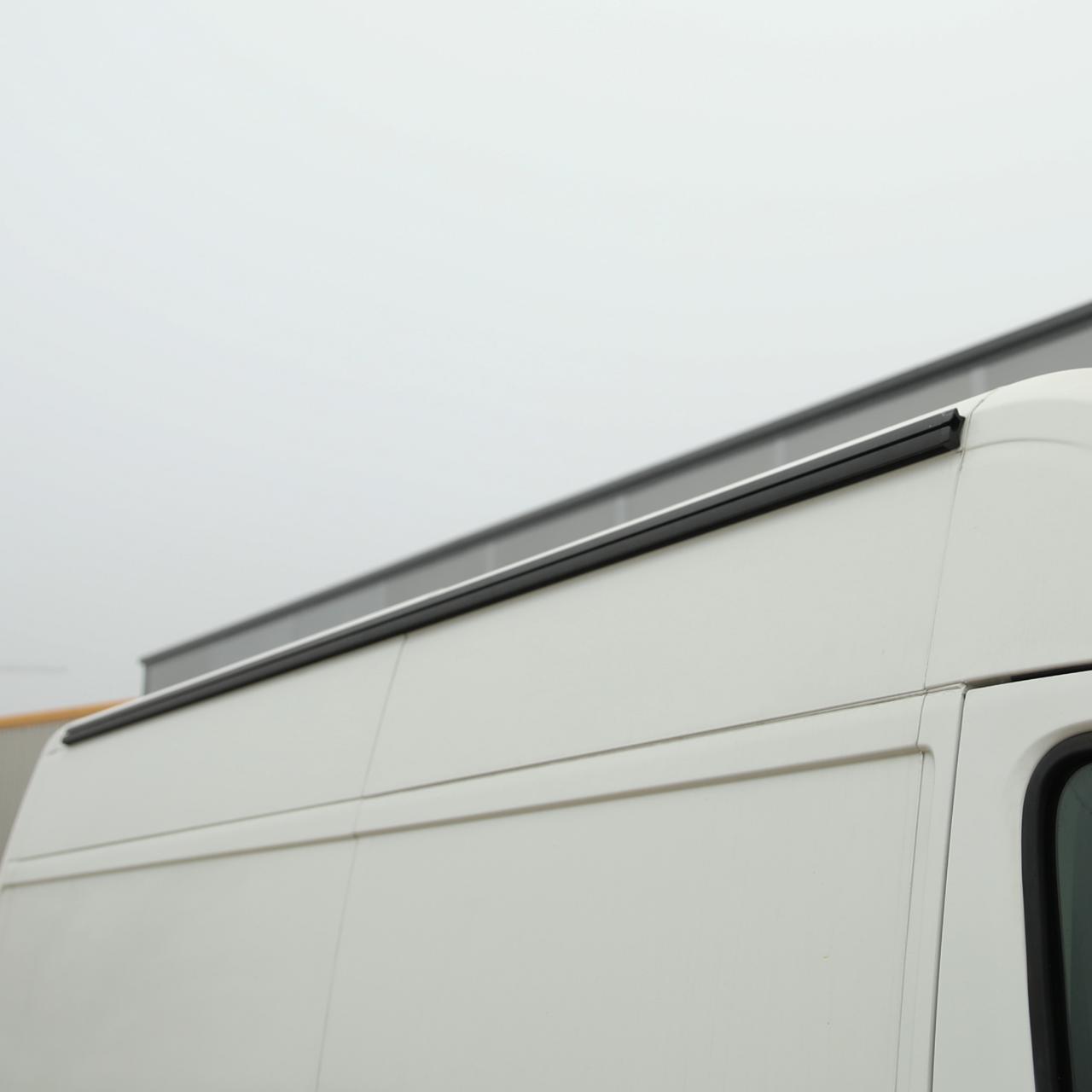 For VW Crafter Awning Rails (Black) - B-Grade - Collection Only