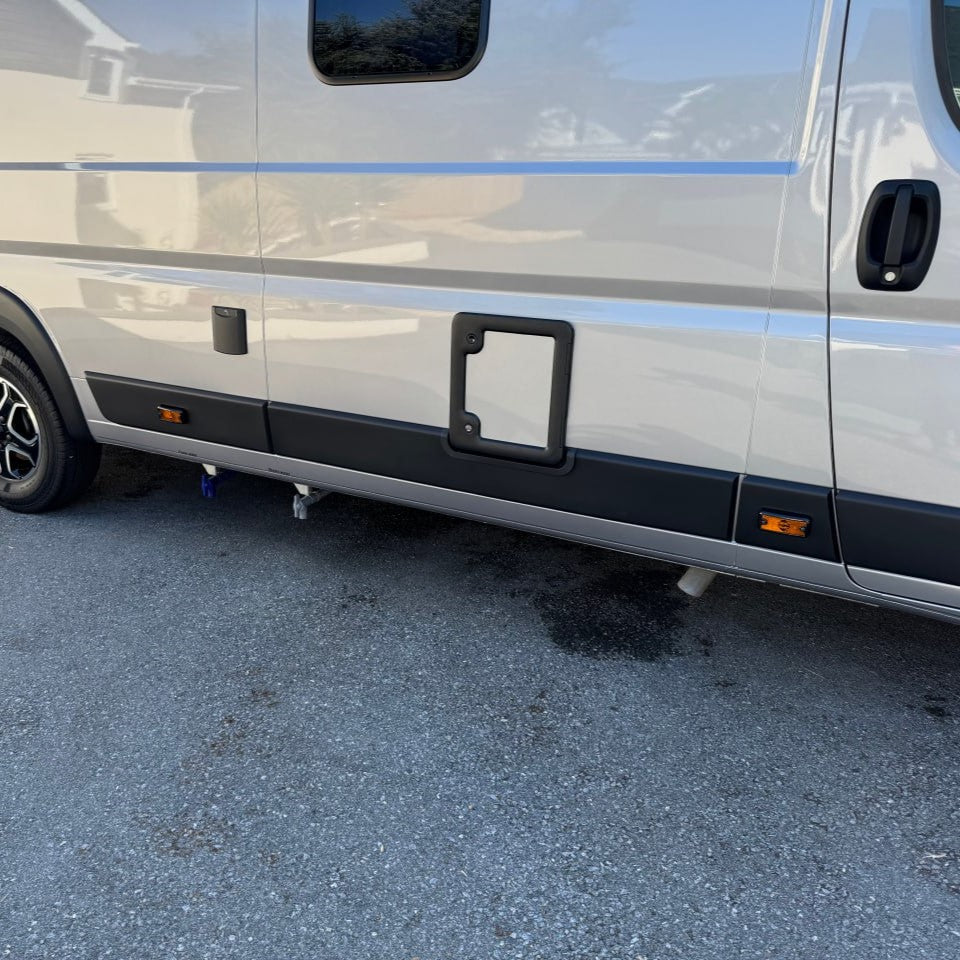 For Peugeot Boxer Signal Mark Cover/Guard - Gloss Black | Van-X