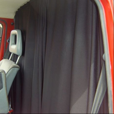 For VW T4 Transporter Cab Divider Curtain Kit with Rail Premium Quality - Van-X