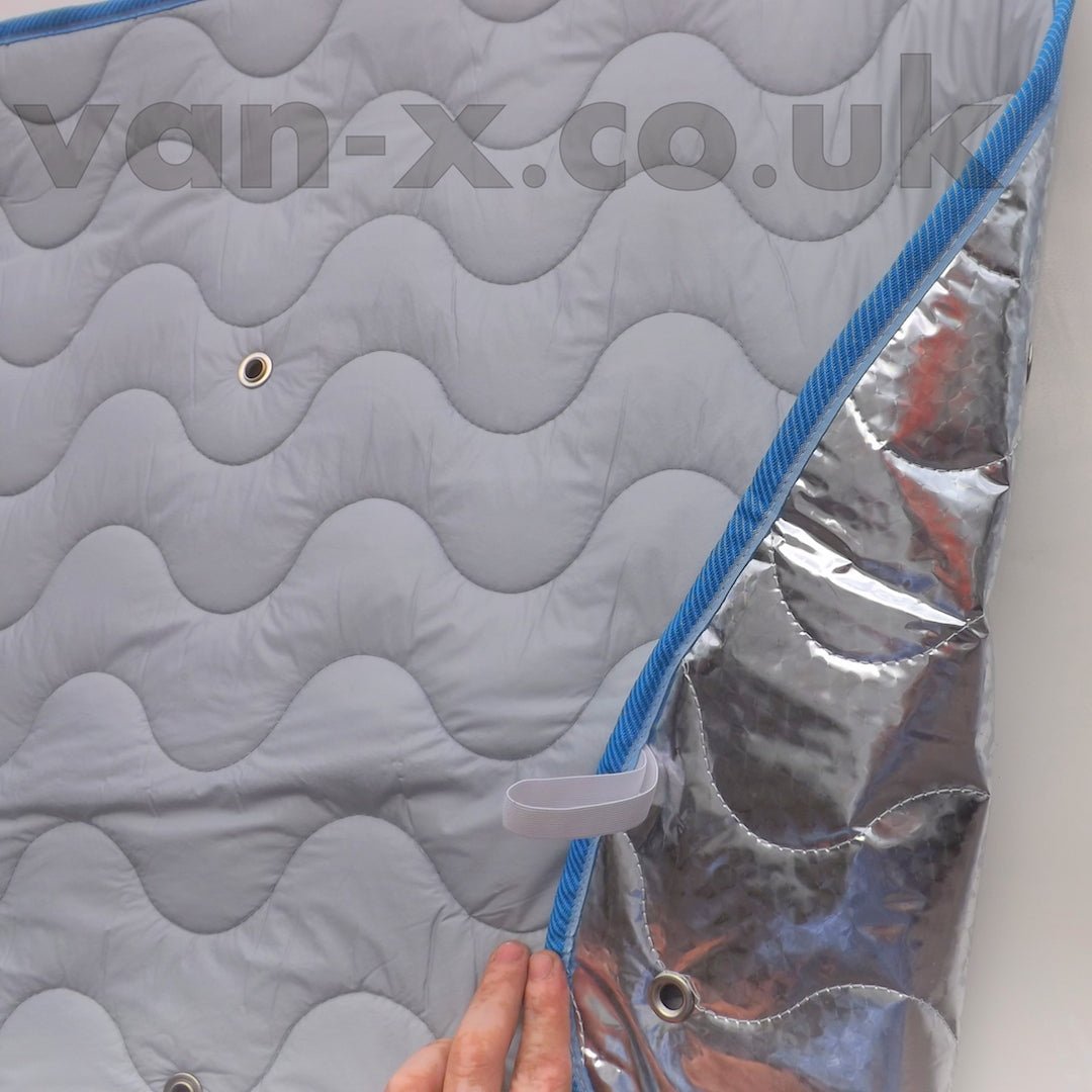 For VW T4 Transporter Passenger Side Rear Quarter Thermal Silver Screen Cover | Van-X