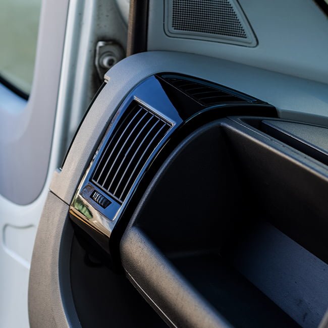 For Fiat Ducato Ram ProMaster Dashboard Air Vent - Black | Van-X