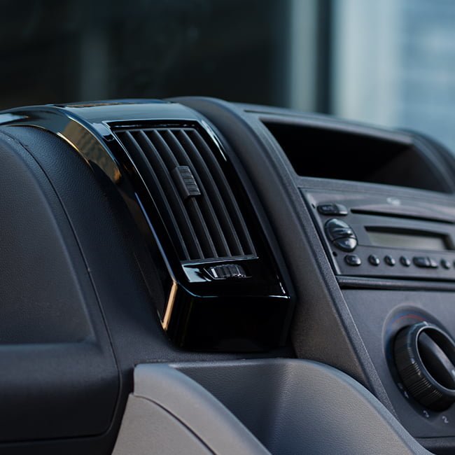 For Vauxhall Movano Dashboard Air Vent - Black | Van-X