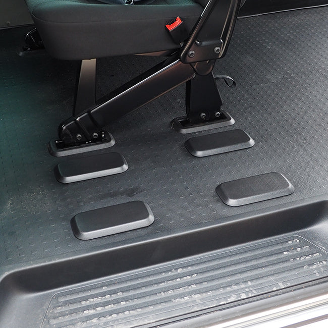 For VW T5, T5.1 Kombi Rear Seat Base Caps – Set of 8 Covers