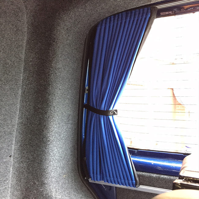 For VW T4 Transporter Van Conversion Premium Curtains - Black/Blue - CREATE YOUR OWN BUNDLE! Van-X