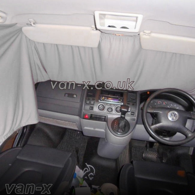 For VW T5 Transporter Front Cab Curtain Premium-Line | Van-X
