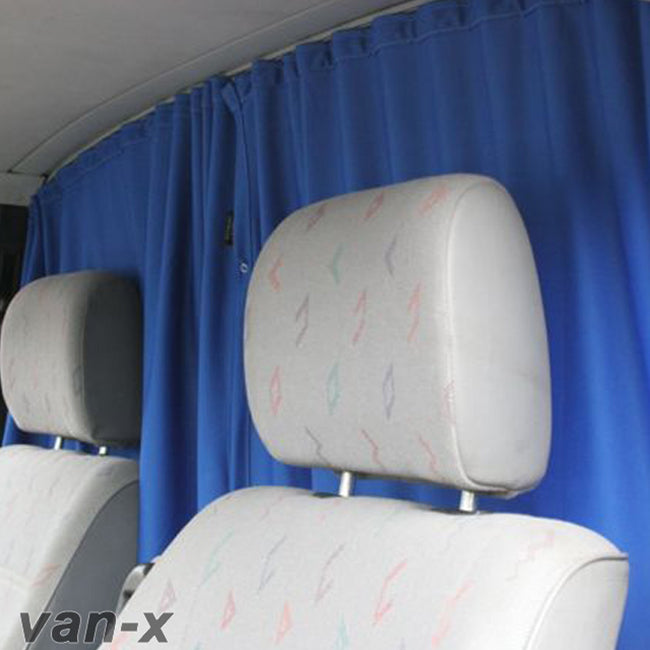 For Mercedes Dodge Sprinter Cab Divider Curtain Kit with Rail Premium Quality - Van-X