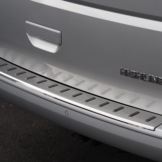 For VW T6.1 Transporter Multivan Rear Bumper Protector Tailgate Stainless Steel