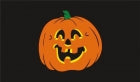 Halloween pumpkin jack o lantern flag 3ftx2ft