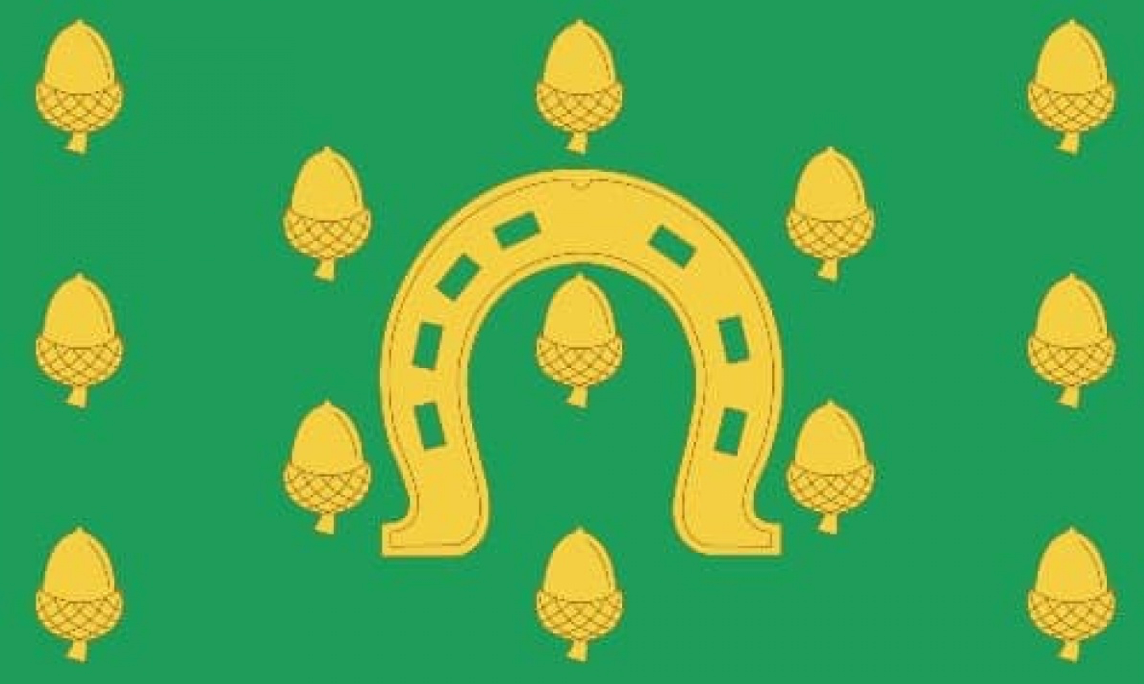 Rutland flag 5ft x 3ft with eyelets