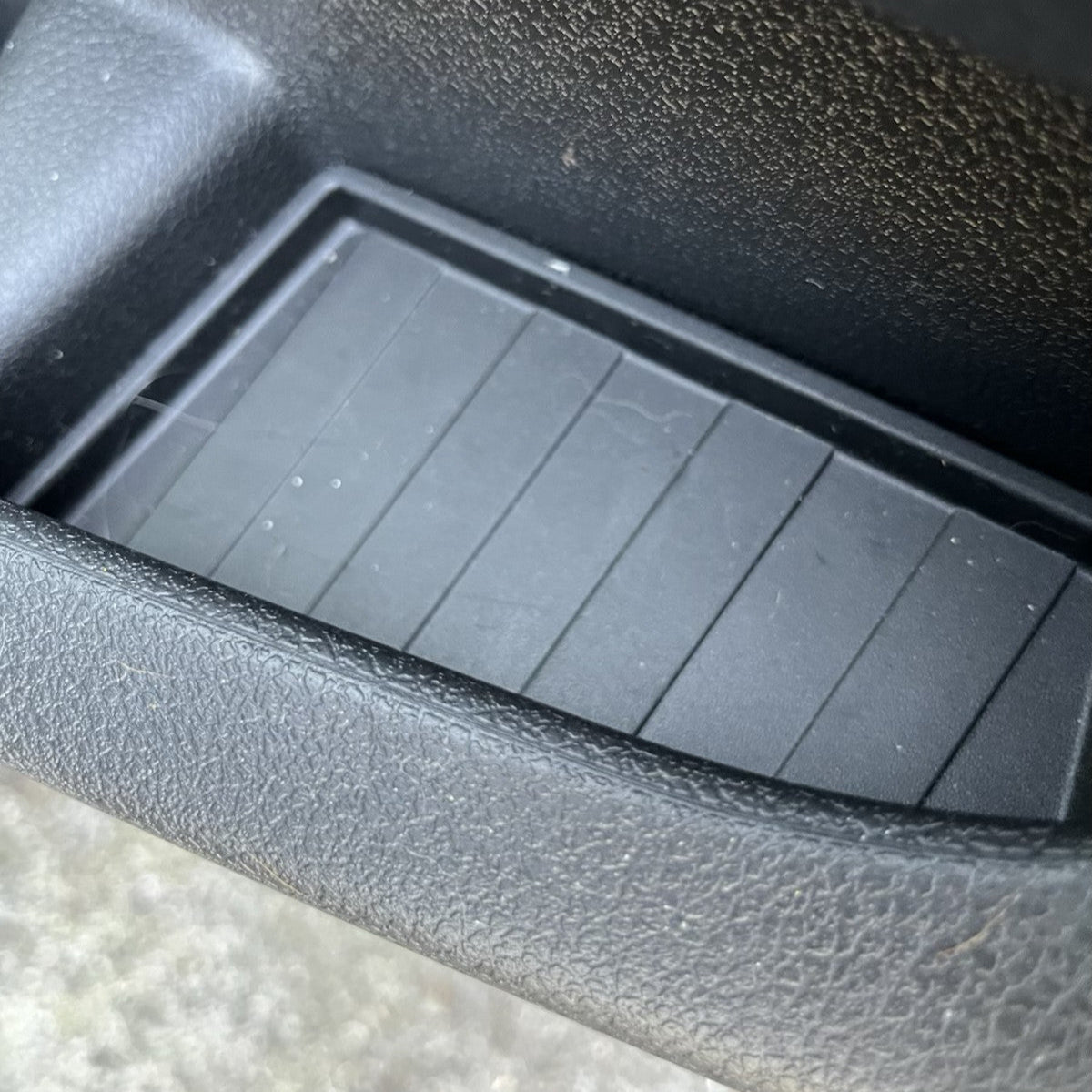 For Toyota Proace Door Pocket Rubber Inserts & Mats – Black Interior Storage Liners