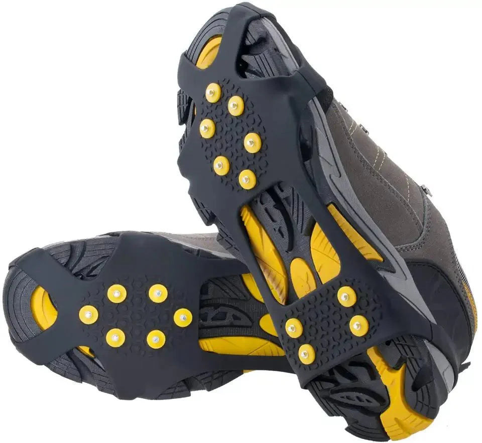 Silicone Ice Crampons With 10 Steel Studs